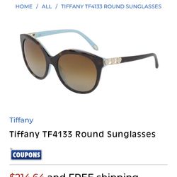 Tiffany Sunglasses   Brand New   Polarized Lenses 