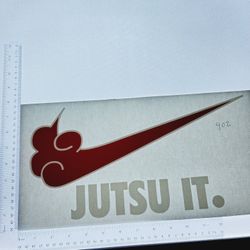 Iron On Heat Transfer  Good For T-shirts Sweaters Jackets T Shirt Design Size Is About 7x12 Nike Naruto Jutsu It #402
