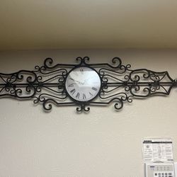 Wrought Iron Clock(45$)