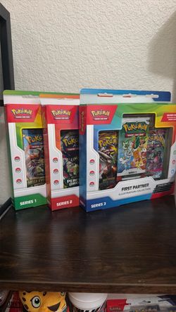 Pokémon First Partner Illustration Collection Series 1–3
