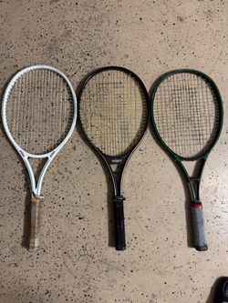 3 TENNIS RACKETS
