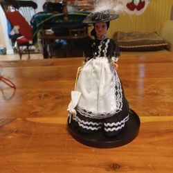 Vtg. Victorian Doll With Umbrella.