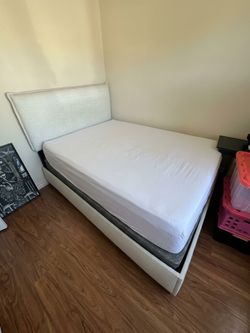 Crate & Barrel Queen Bed Frame