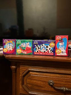 BNIB Sealed 1996 Vintage McDonald's 101 Dalmatians Snow Domes Set