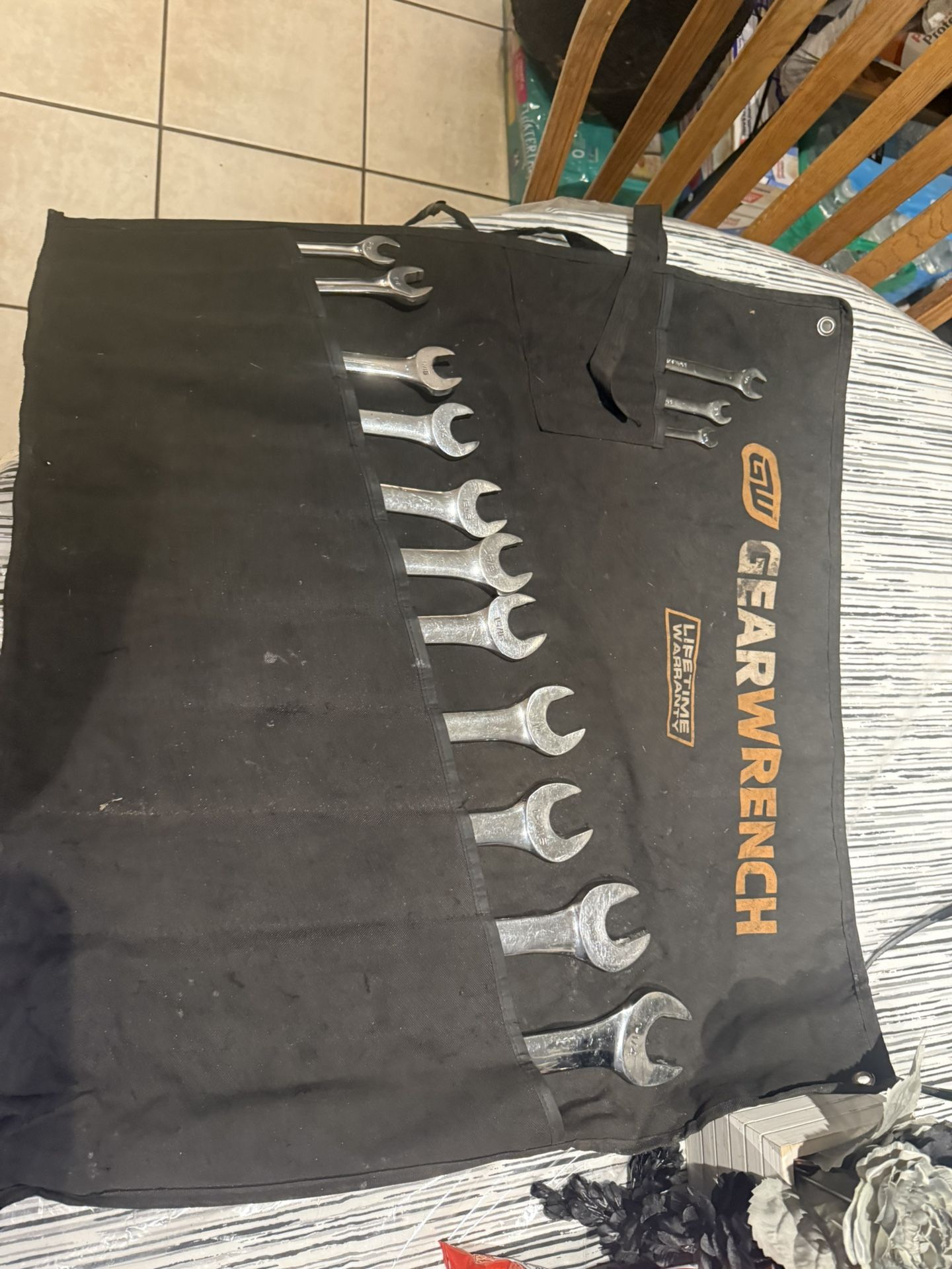 12-Point SAE Long Pattern Combination Wrench Set (15-Piece) missing the 1/2” only $80 for all in n Lakeland