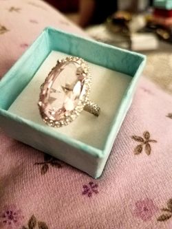 Kunzite ring