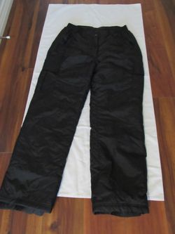 Adult XL Black Snow Pants, Sport Essentials