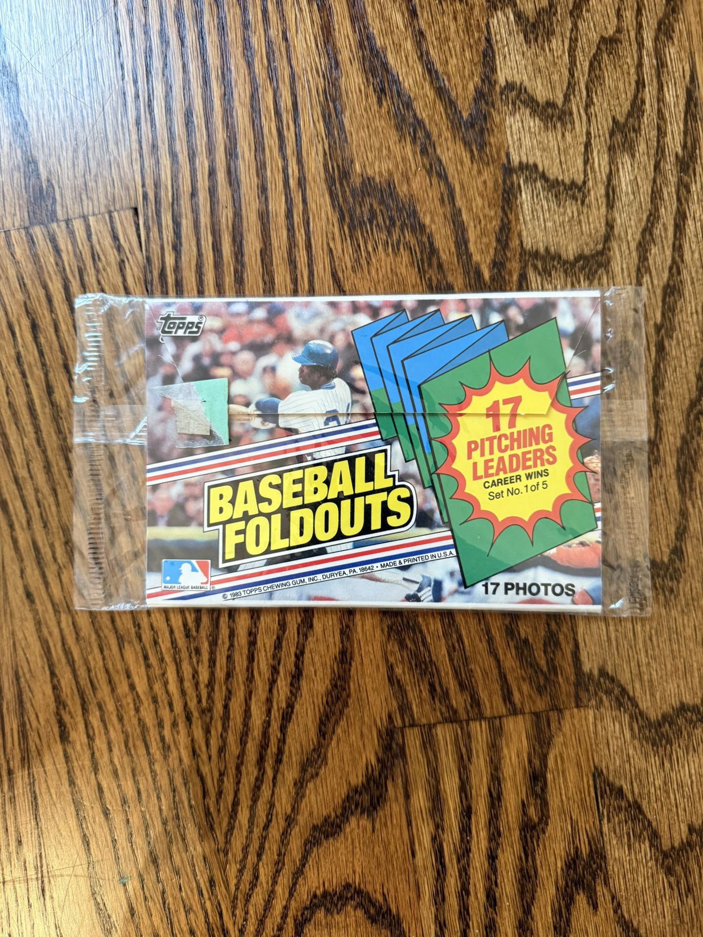 1983 TOPPS FOLDOUT 17 Photos - PITCHING LEADERS - PALMER  SEAVER  CARLTON  Nolan RYAN