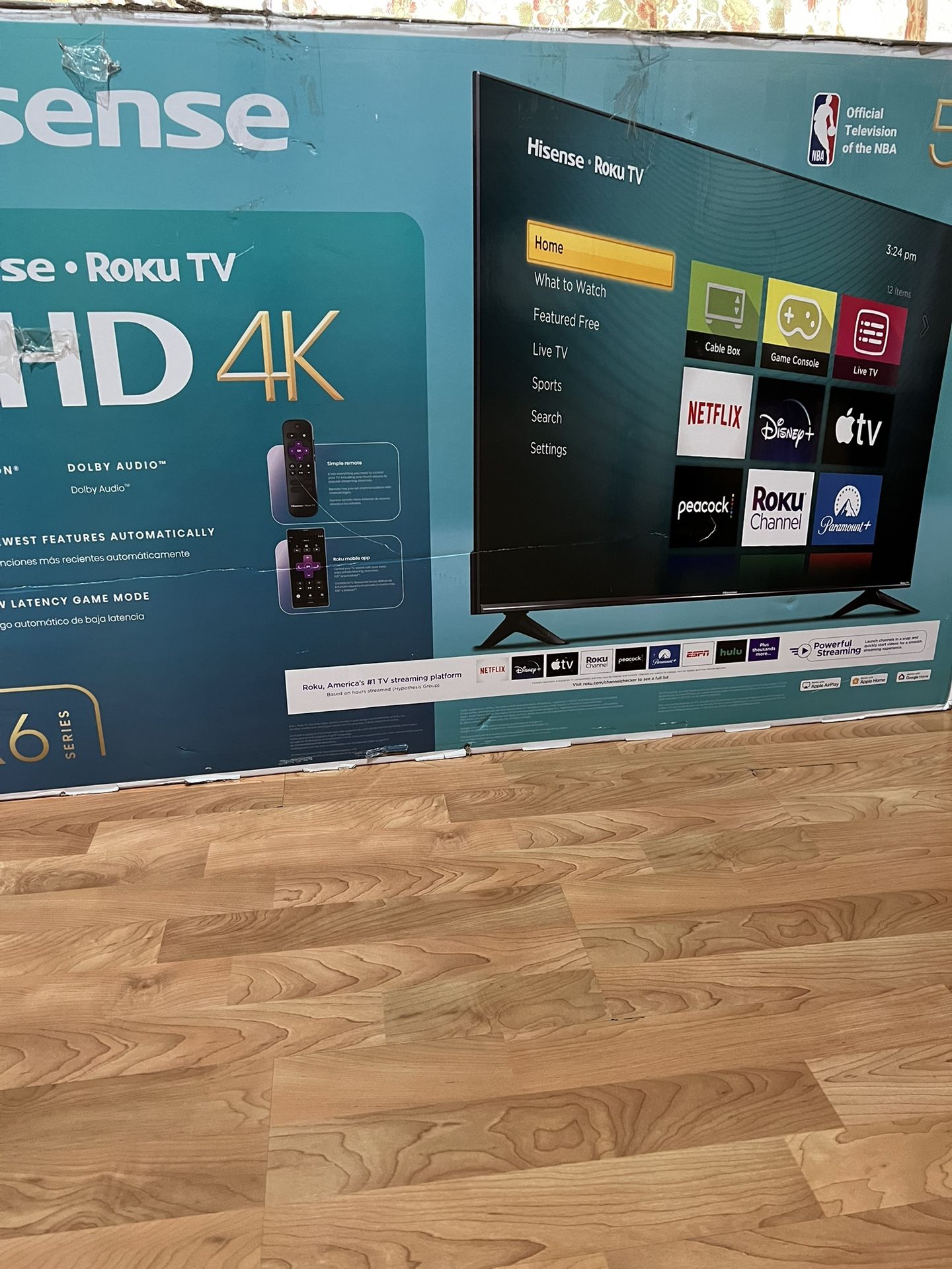 Hisense 58” Smart 4K With Roku