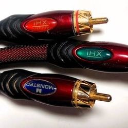 Monster Cable THX RCA Composite Component Video Audio - 15 feet