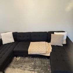 Charcoal Grey Sectional