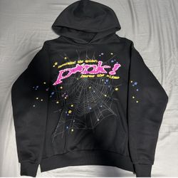 Sp5der Black P*nk Hoodie