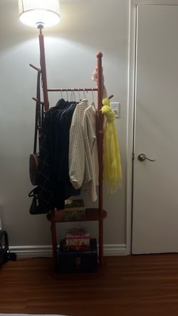 Wooden Freestanding Coat and Clothes Rack