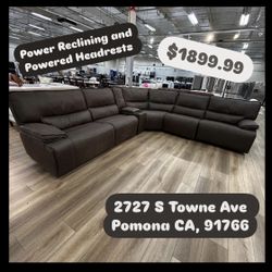 Brower Fabric Reclining Sectional 