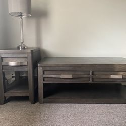 Coffee Table And End Table 