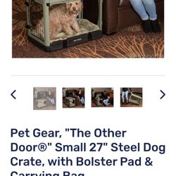 Pet Gear “The Other Door” 4 Door Steel Crate for Dogs/Cats with Garage-Style ...