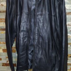 Top Quality DKNY Genuine Leather Jacket - Large, NEW