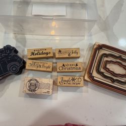 Christmas Rubber Stamps 