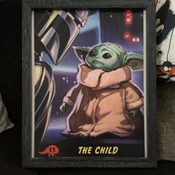 Picture Frame Of Baby Yoda 