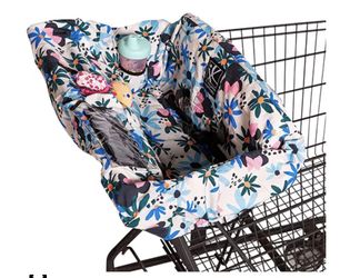 J L childress Disney Baby Shopping Cart and High Chair Cover, Minnie Mouse