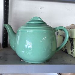 flamingo china teapot Green Apple