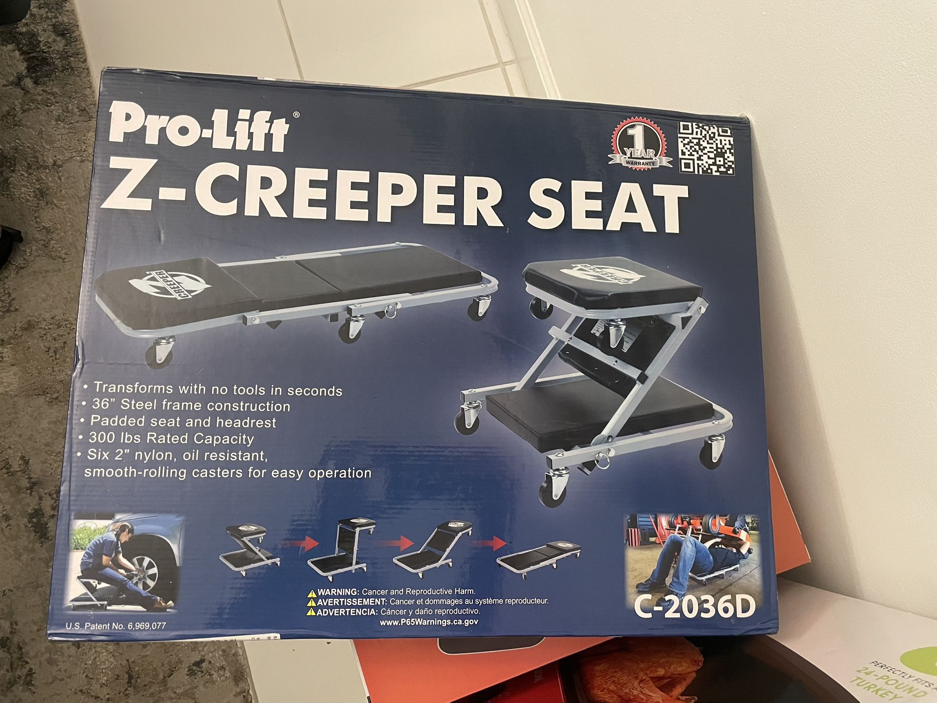 Creeper -Adjustable Seat
