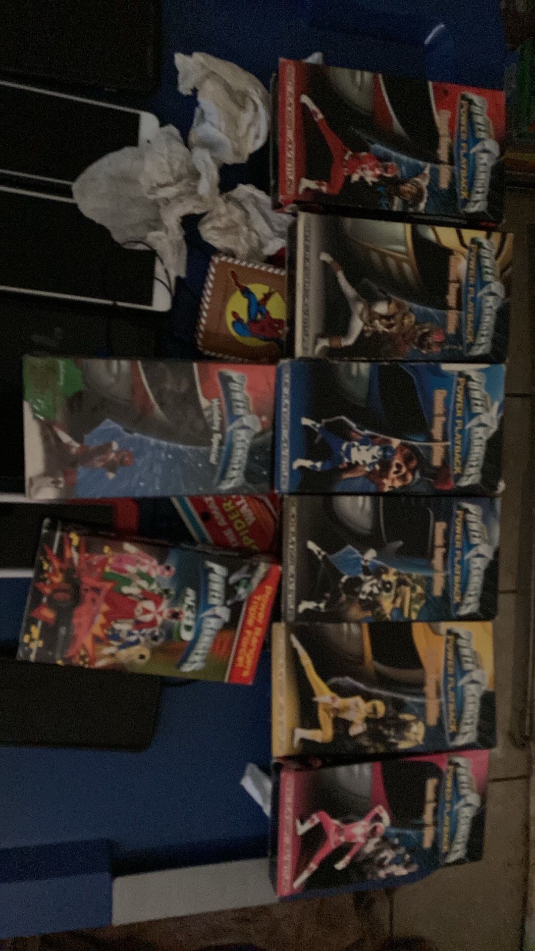 Power Rangers Vhs And Usb Flash Drive And Sd Card