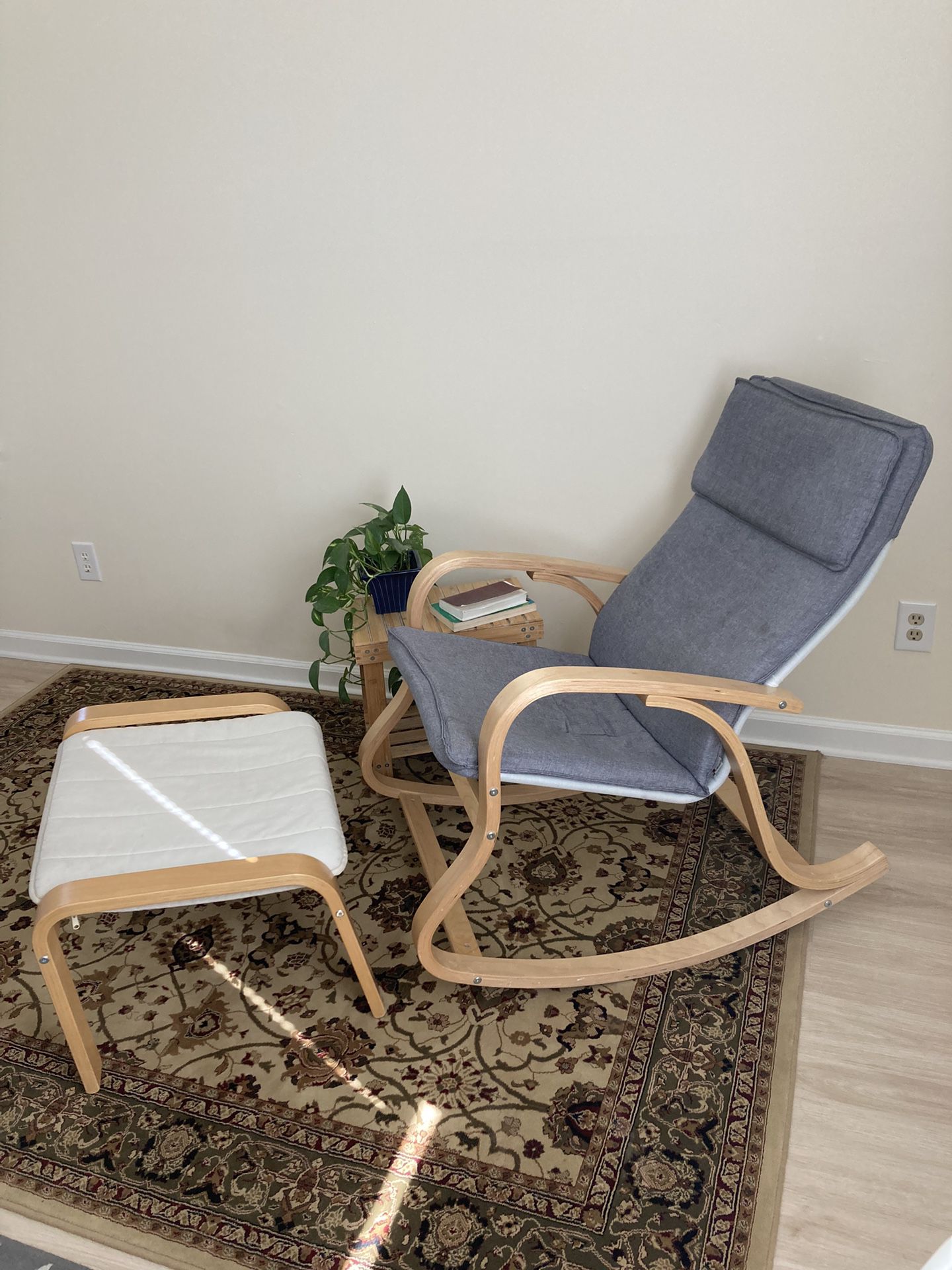 Rocking Chair And Ottoman 