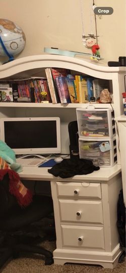 White desk