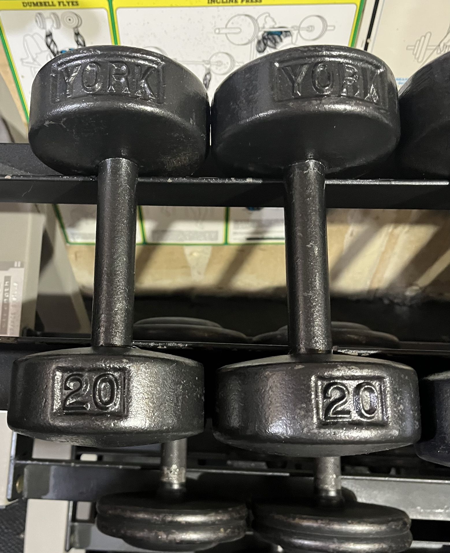 Vintage pre-USA stamp York Dumbbells