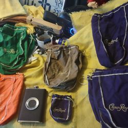 Crown Royal Bags And Flask