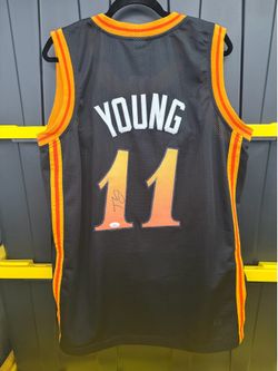 Trae Young Signed Atlanta Hawks Custom Jersey