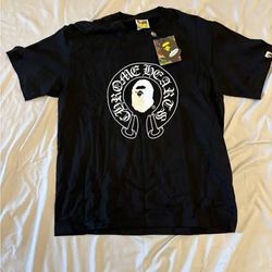B4pe x Chr0m3 tee