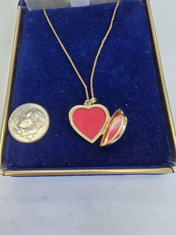 14k Heart Locket