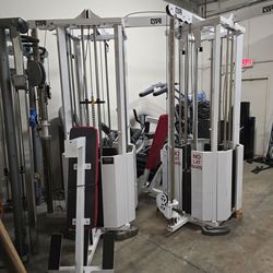 Powerlift 4 stack jungle gym exercise fitness commercial gym equipment