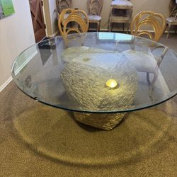 Free  Glass table and 8 Chairs! 