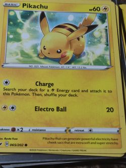 Pikachu 60 charge electro ball