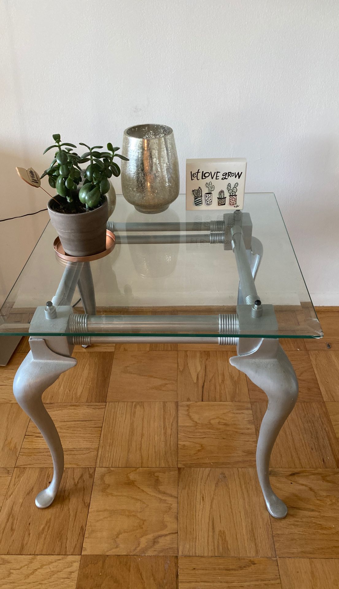 Gray End Table/Side Table