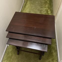 Vintage Ethan Allen Butler’s Tray Table w/ Folding Stand (1982)