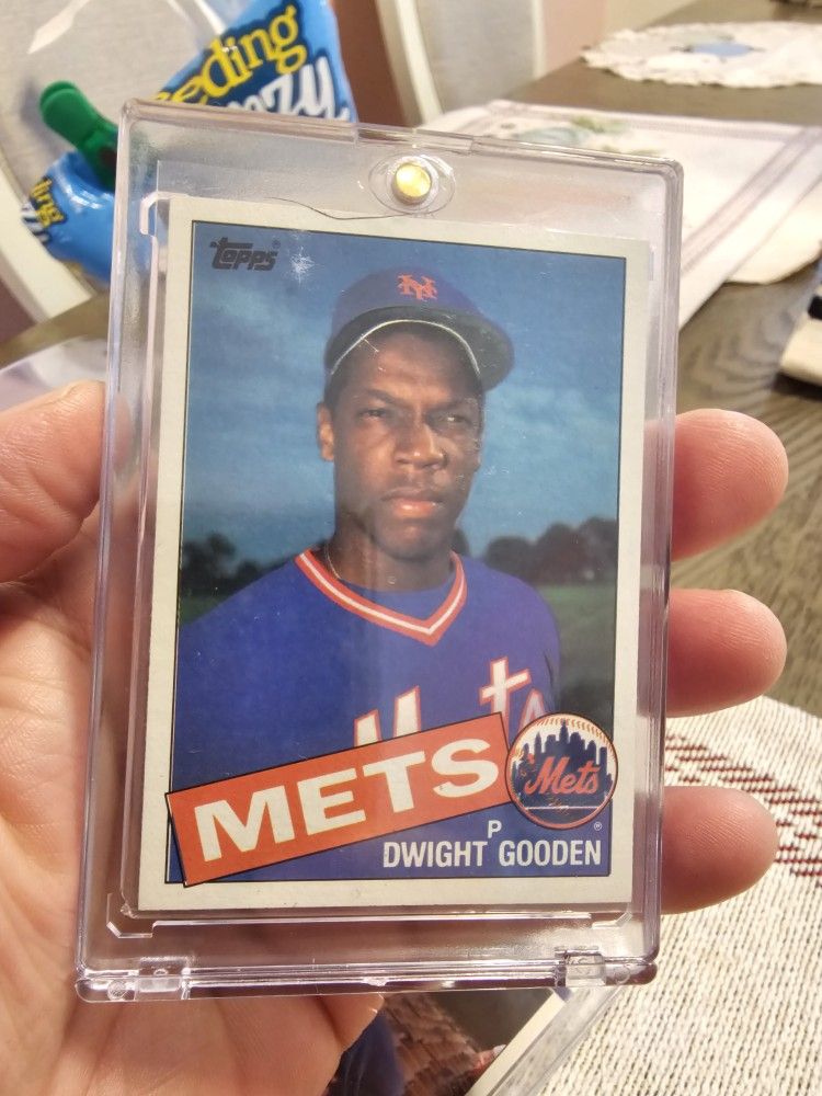 Dwight Gooden '85 Topps Rookie '84 Fleer Update Rookie '85 Fleer Rookie Baseball Cards 