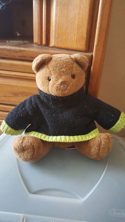 Teddy with turtle neck sweater $2
