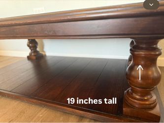 Solid Wood Coffee Table – 54” x 32”