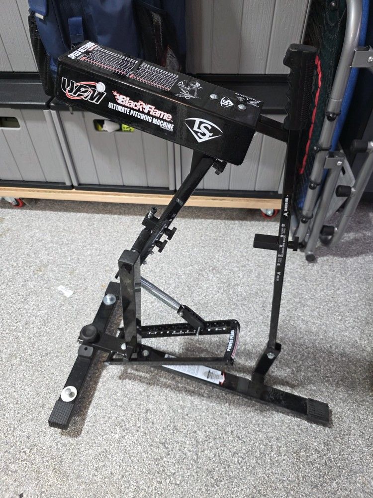 Louisville Slugger Black Flame Pitching Machine