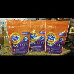 3 Packs Tide Pods
