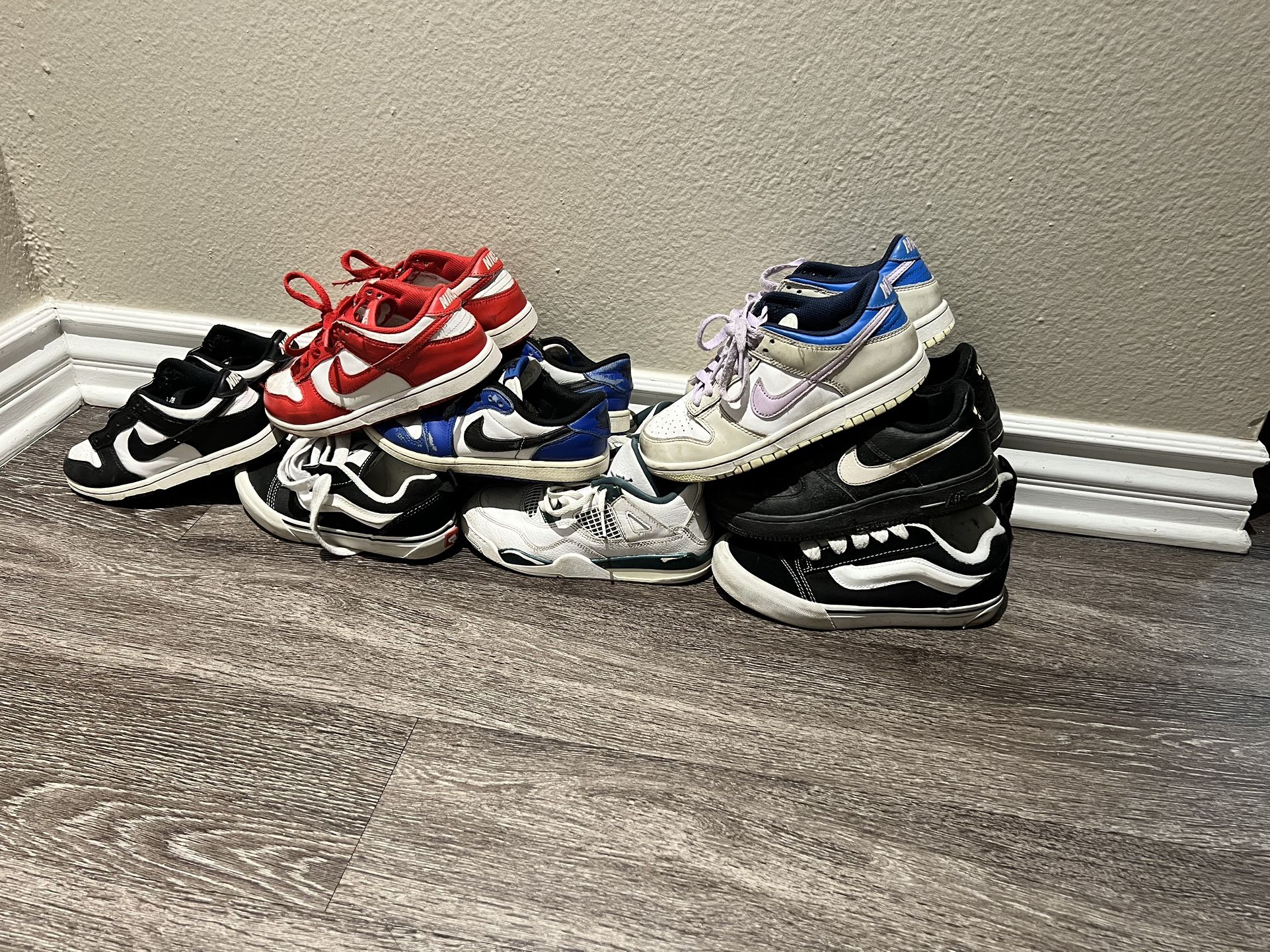 Nike Retro Jordan Vans Preschool And Grade School Bundle Sale