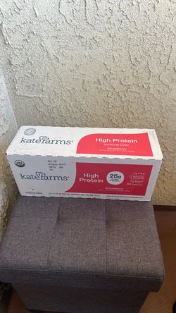 Kate Farms High Protein Strawberry Nutrition Shake 12-Pack