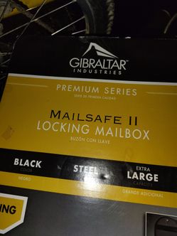 Brand new locking mailbox