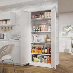 71" Tall Metal Storage Cabinet