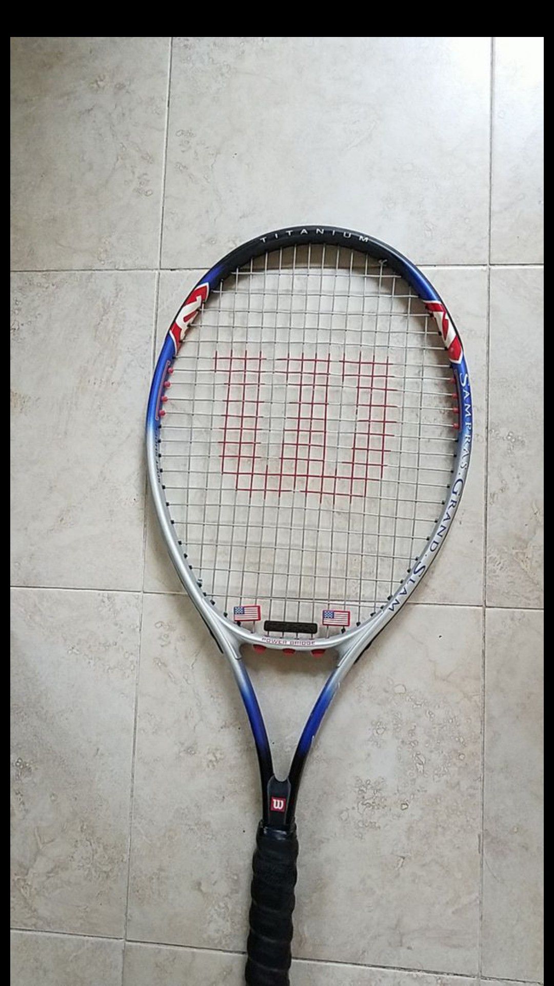 Wilson's Grand Slam Titanium (Pete Sampras) Tennis Racket/Raquet