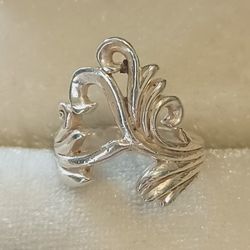 Vintage Sterling Silver Ring Women's Size 7